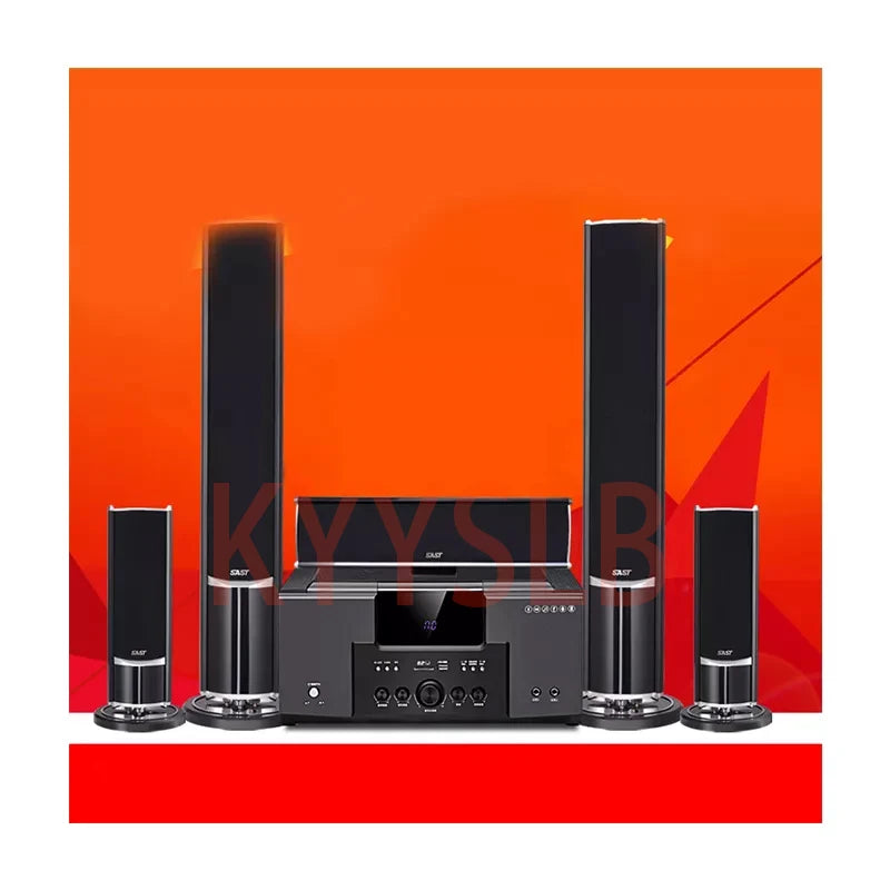 KYYSLB 5.1 Home Theater Sound System Audio Set Living Room Home Amplifier Speaker Audio 3d Surround TV K Song Speaker Column