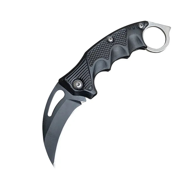 Karambit Knife,Stainless Steel Folding Knife CS-GO Claw Knife Hunting Camping and Field Survival Knives Portable Folding Knife