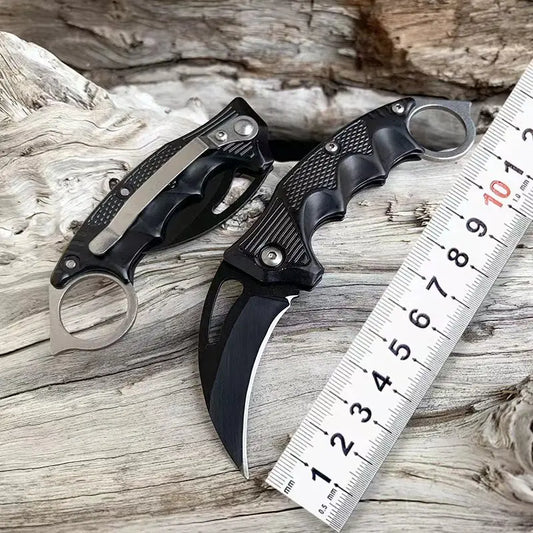 Karambit Knife,Stainless Steel Folding Knife CS-GO Claw Knife Hunting Camping and Field Survival Knives Portable Folding Knife