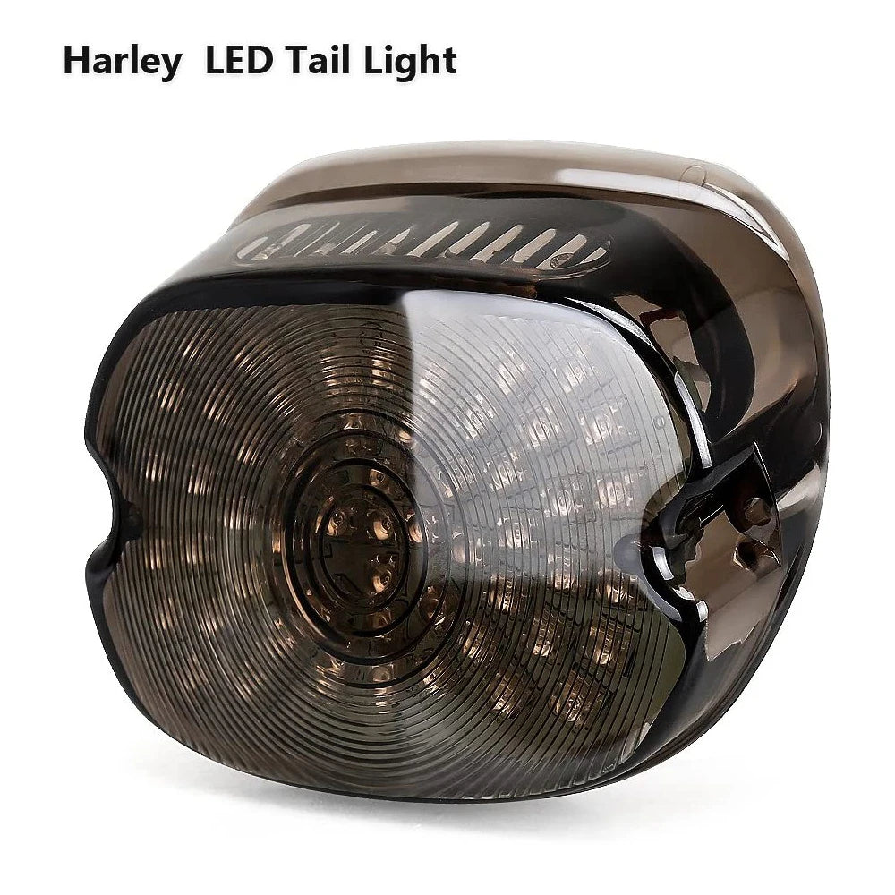 Low Profile Smoked LED Tail Lights for Harley Davidson Dyna Sportster