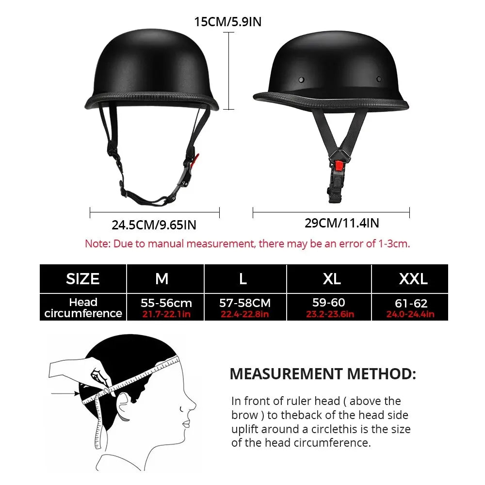 Motor Helmet Retro Motorcycle Helmet Scooter Vintage Half Face Biker Motorbike Crash Moto Helmet Casco Moto.