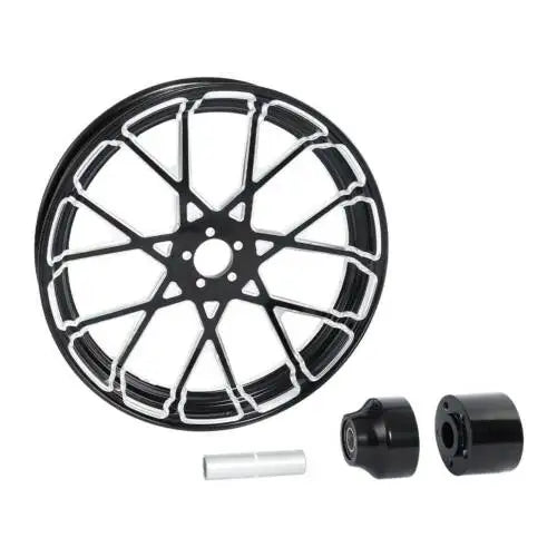 Motorcycle 30''x3.5'' Front Wheel Rim Hub Single/Dual Disc For Harley Touring Electra Glide Road King non ABS 2008-2023 22 21 19