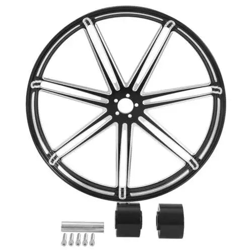 Motorcycle 30''x3.5'' Front Wheel Rim Hub Single/Dual Disc For Harley Touring Electra Glide Road King non ABS 2008-2023 22 21 19