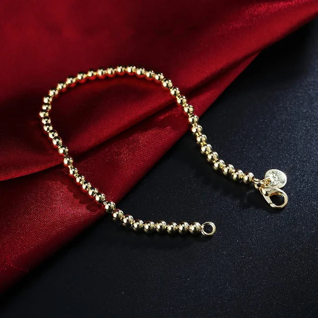 New High quality 925 Sterling Silver 4MM Women Men chain Male Twisted Rope Bracelets Fashion Silver Jewelry