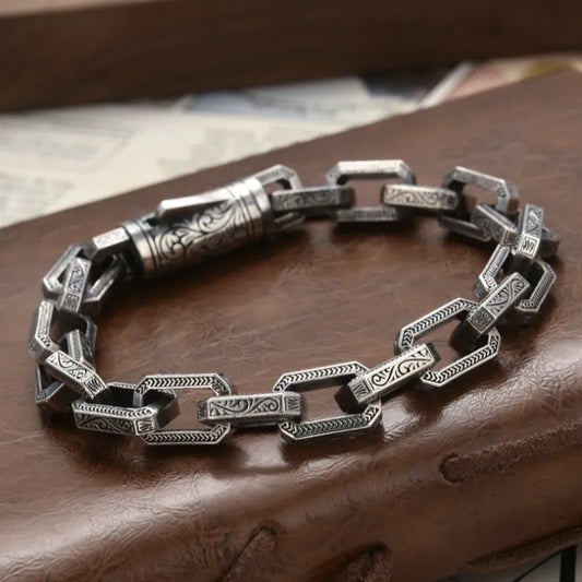 New Rattan Grass Pattern Bracelet Creative Design Personalized Retro Handmade Men's Bracelets Fashion Women Jewelry