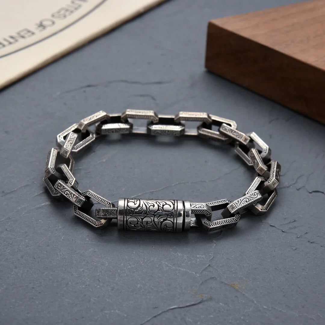 New Rattan Grass Pattern Bracelet Creative Design Personalized Retro Handmade Men's Bracelets Fashion Women Jewelry