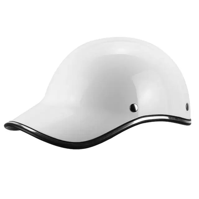 Open Face Motorcycle Helmet Baseball Cap Half Helmets For Men Women Scooter Electric Bike Retro Hard Hat