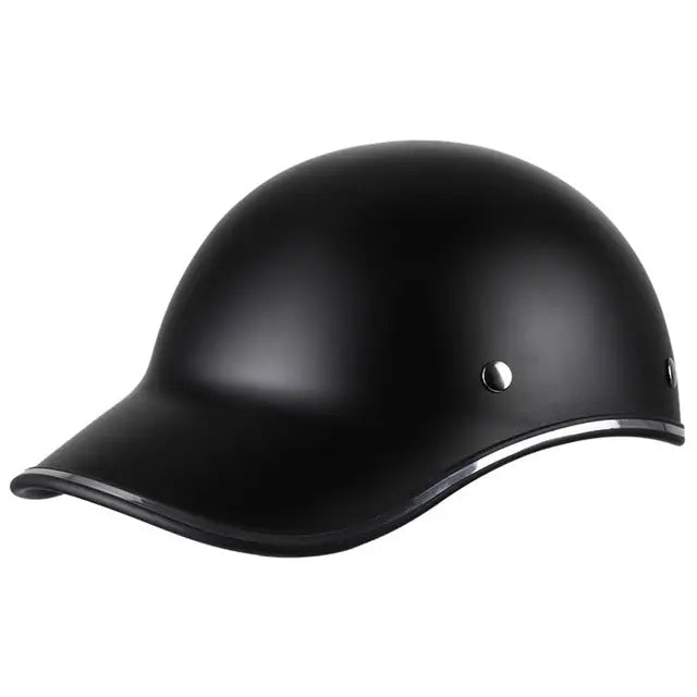 Open Face Motorcycle Helmet Baseball Cap Half Helmets For Men Women Scooter Electric Bike Retro Hard Hat