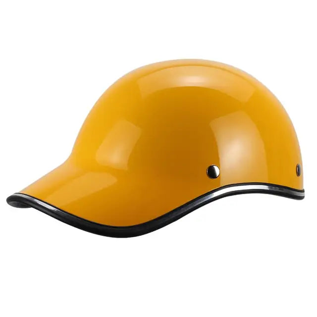 Open Face Motorcycle Helmet Baseball Cap Half Helmets For Men Women Scooter Electric Bike Retro Hard Hat