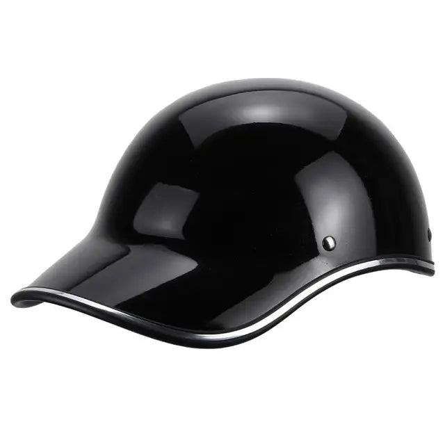 Open Face Motorcycle Helmet Baseball Cap Half Helmets For Men Women Scooter Electric Bike Retro Hard Hat