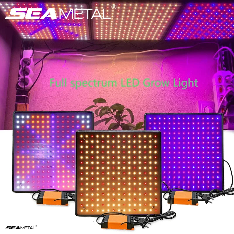 SEAMETAL 1000W LED Grow Light 3500K Full Spectrum Indoor Plant Growing Tent Lamp Greenhouses Indoor Phyto Lamp US EU UK AU Plug