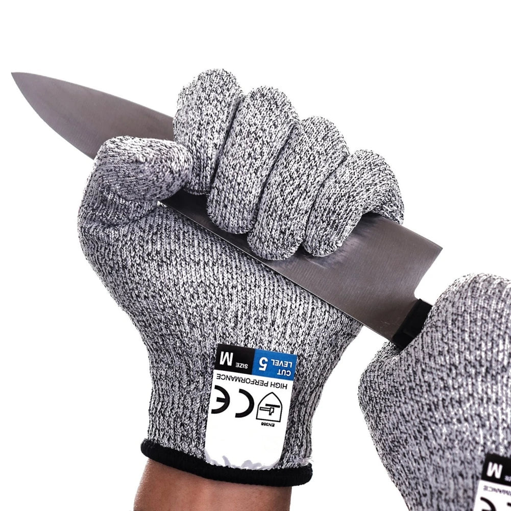 Self Defense Gloves Cut Resistant Outdoor Safety Multi-Purpose Gloves Level 5 Protect Supplies Protective Wire Metal Gloves