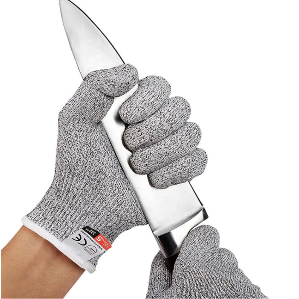 Self Defense Gloves Cut Resistant Outdoor Safety Multi-Purpose Gloves Level 5 Protect Supplies Protective Wire Metal Gloves