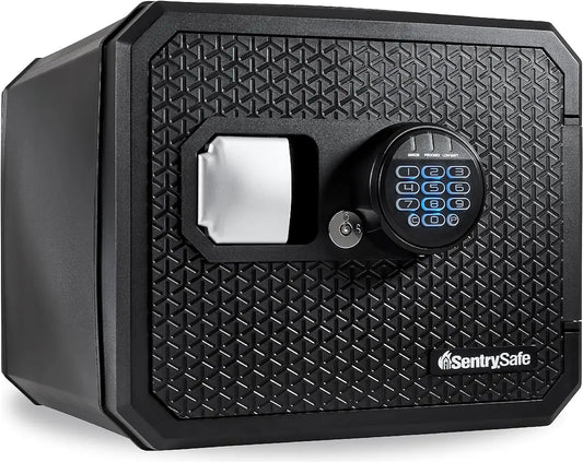 Sentry Safe Home Safe, Fireproof, Waterproof, with Digital Keypad and Override Key and Interior Light, FPW082HTC, 0.81 cu ft