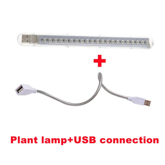 USB LED Grow Light Flexible LED Full Spectrum Plant Lamp Flower Seedling Growth Light Phyto Lamp Hydroponic Lighting Highquality