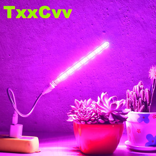 USB LED Grow Light Flexible LED Full Spectrum Plant Lamp Flower Seedling Growth Light Phyto Lamp Hydroponic Lighting Highquality