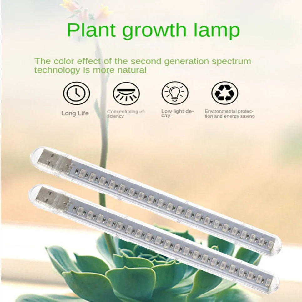 USB LED Grow Light Flexible LED Full Spectrum Plant Lamp Flower Seedling Growth Light Phyto Lamp Hydroponic Lighting Highquality