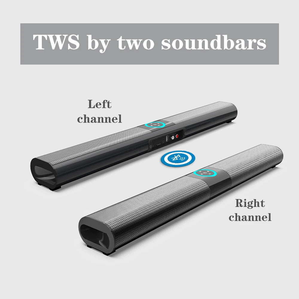 Wireless Bluetooth Sound Bar Speaker System Super Power Sound Speaker Wired Wireless Surround Stereo Home Theater TV Projector