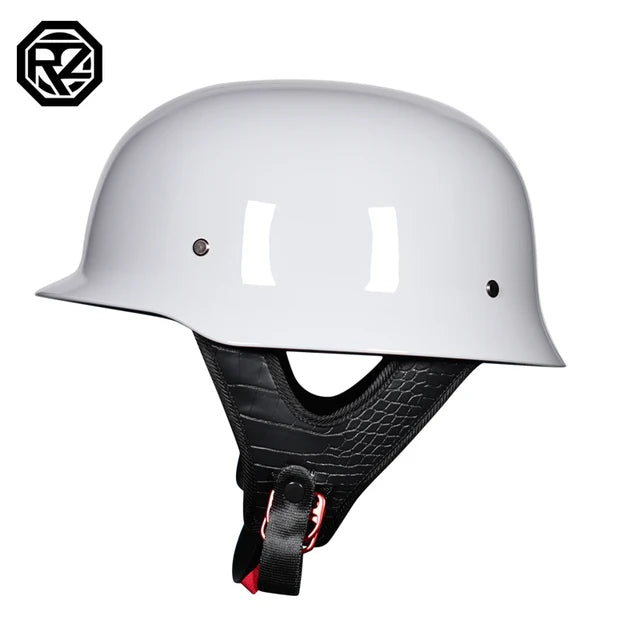 World War II German style motorcycle helmet capacetes open face retro cascos para moto